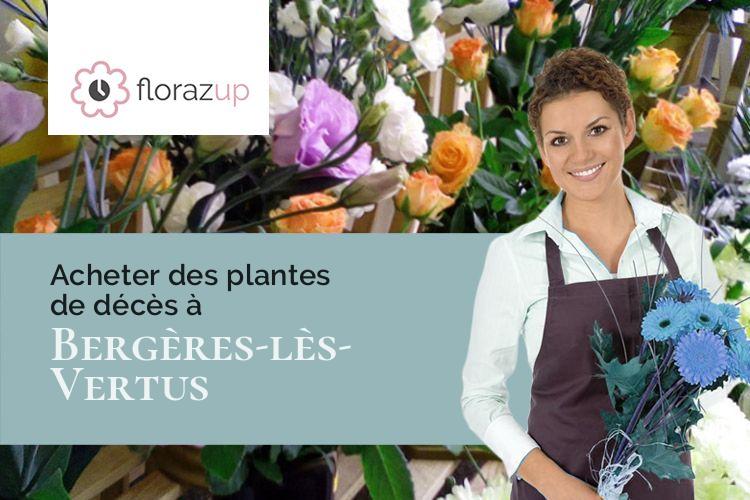 gerbes de fleurs pour un deuil à Bergères-lès-Vertus (Marne/51130)
