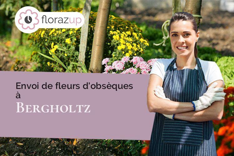 compositions de fleurs pour une crémation à Bergholtz (Haut-Rhin/68500)