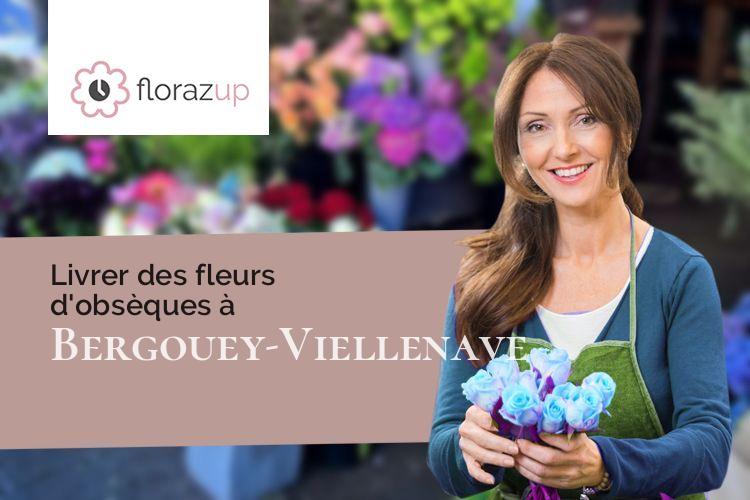 couronnes florales pour un deuil à Bergouey-Viellenave (Pyrénées-Atlantiques/64270)