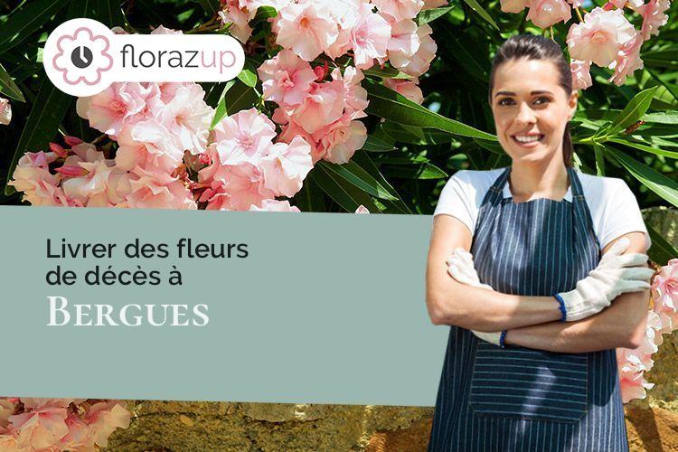 compositions florales pour un enterrement à Bergues (Nord/59380)