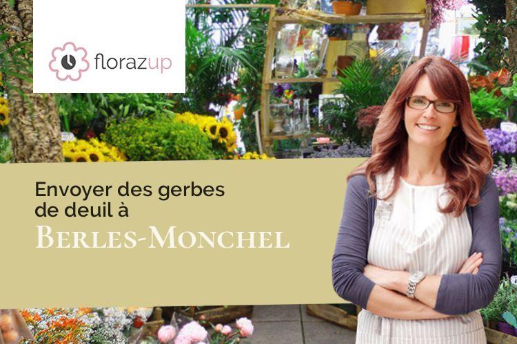 gerbes de fleurs pour une crémation à Berles-Monchel (Pas-de-Calais/62690)