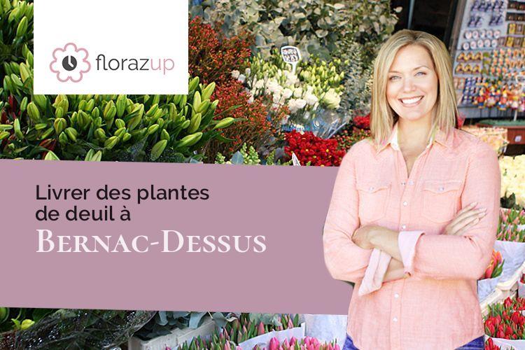compositions florales pour un enterrement à Bernac-Dessus (Hautes-Pyrénées/65360)