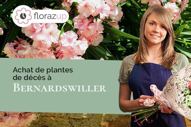 coeur de fleurs pour un enterrement à Bernardswiller (Bas-Rhin/67210)