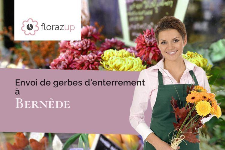 créations de fleurs pour un deuil à Bernède (Gers/32400)