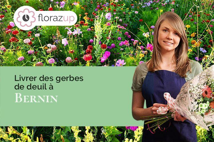 coupes de fleurs pour une crémation à Bernin (Isère/38190)