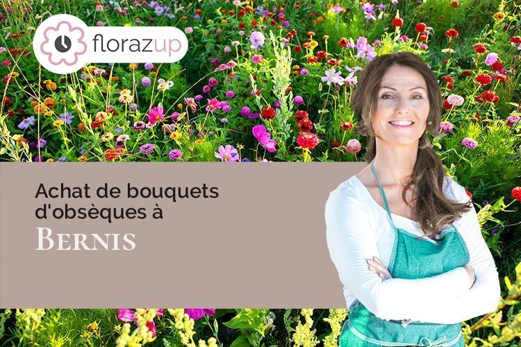 créations florales pour des funérailles à Bernis (Gard/30620)