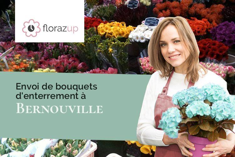 créations florales pour des obsèques à Bernouville (Eure/27660)