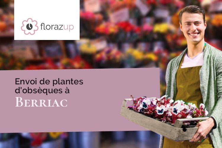 fleurs deuil pour un décès à Berriac (Aude/11090)