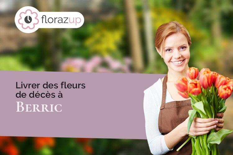 coupes de fleurs pour des obsèques à Berric (Morbihan/56230)