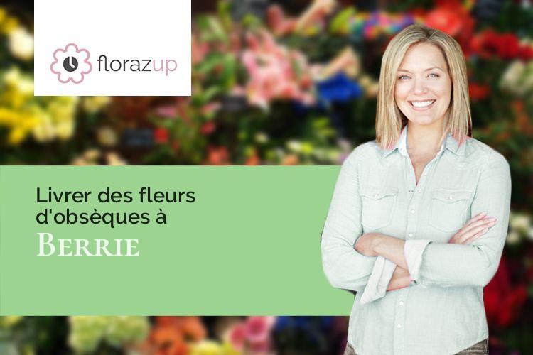 couronnes florales pour un deuil à Berrie (Vienne/86120)