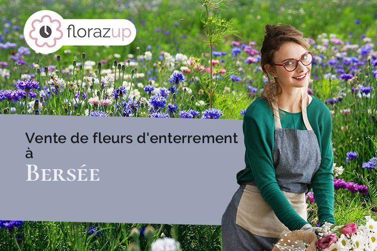 compositions florales pour des funérailles à Bersée (Nord/59235)