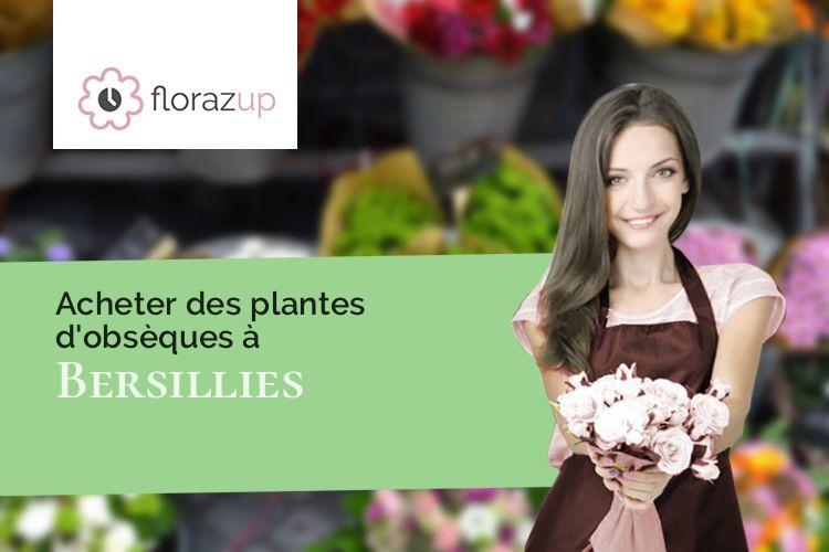 couronnes florales pour un enterrement à Bersillies (Nord/59600)