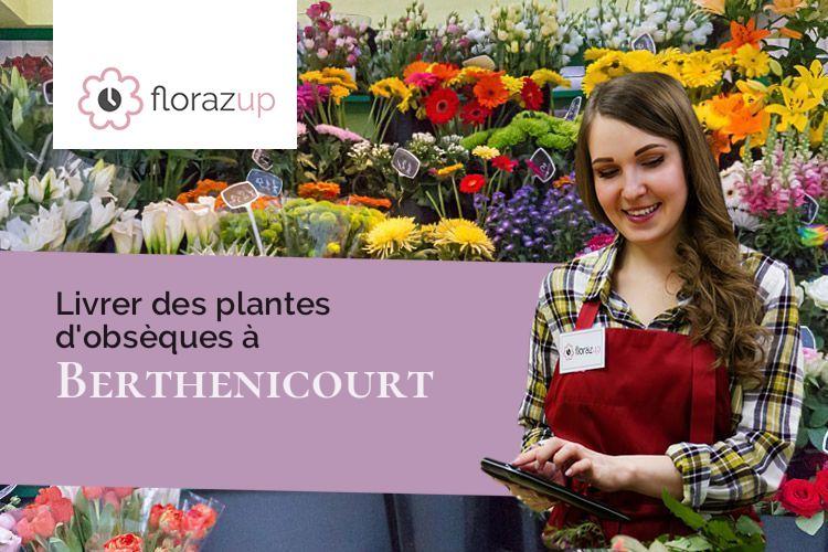 compositions florales pour des obsèques à Berthenicourt (Aisne/02240)