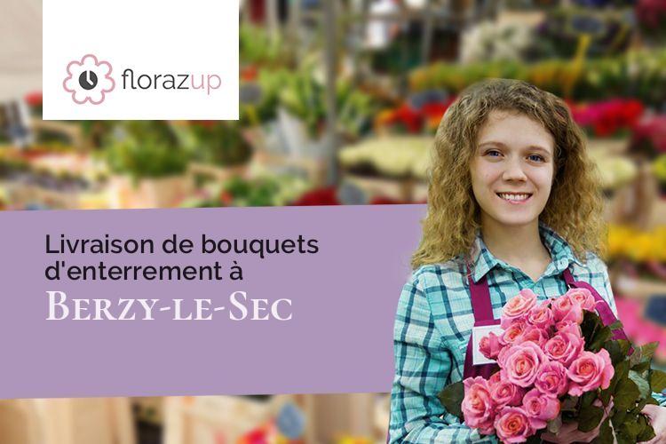 créations de fleurs pour un deuil à Berzy-le-Sec (Aisne/02200)