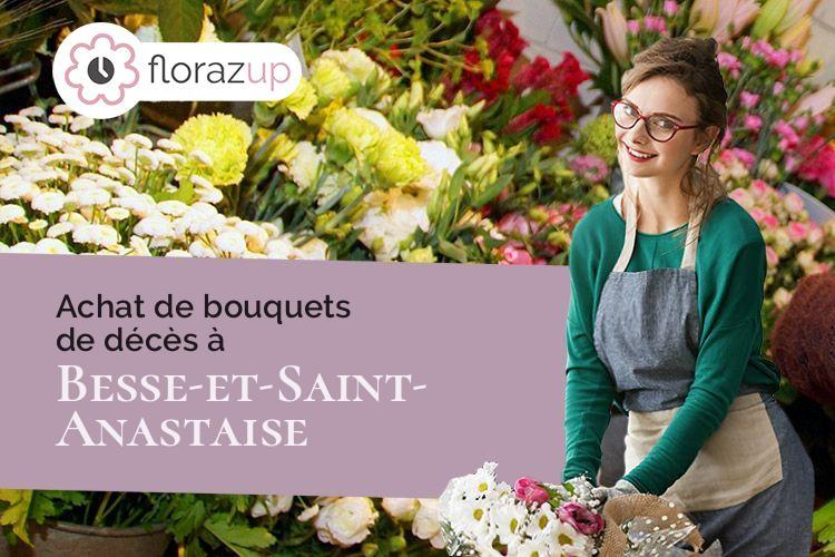 compositions florales pour un décès à Besse-et-Saint-Anastaise (Puy-de-Dôme/63610)