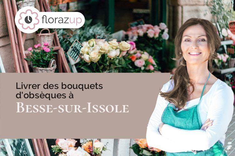 bouquets de fleurs pour des funérailles à Besse-sur-Issole (Var/83890)