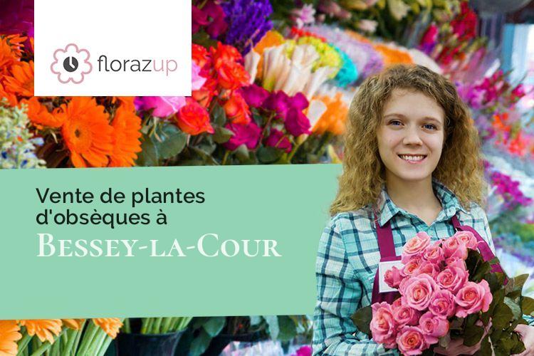 compositions florales pour des obsèques à Bessey-la-Cour (Côte-d'Or/21360)