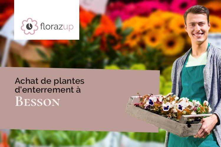 couronnes de fleurs pour un décès à Besson (Allier/03210)