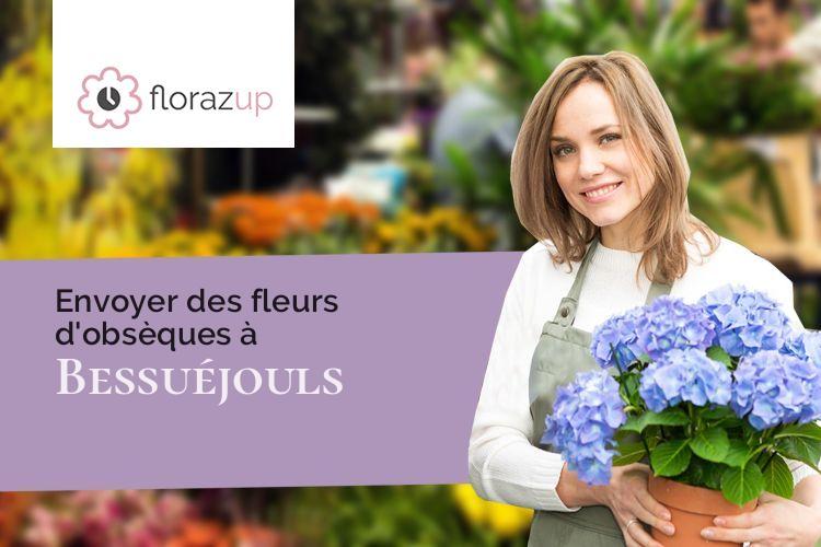 créations de fleurs pour un décès à Bessuéjouls (Aveyron/12500)