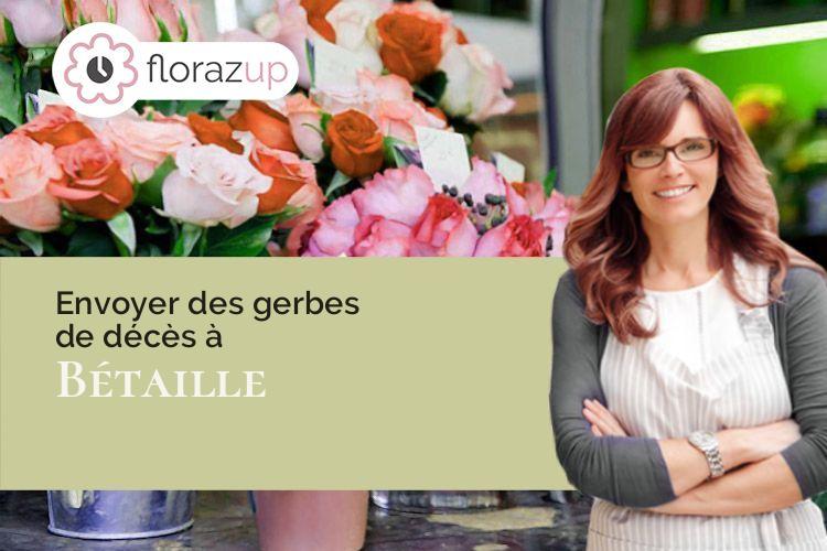 bouquets de fleurs pour un enterrement à Bétaille (Lot/46110)
