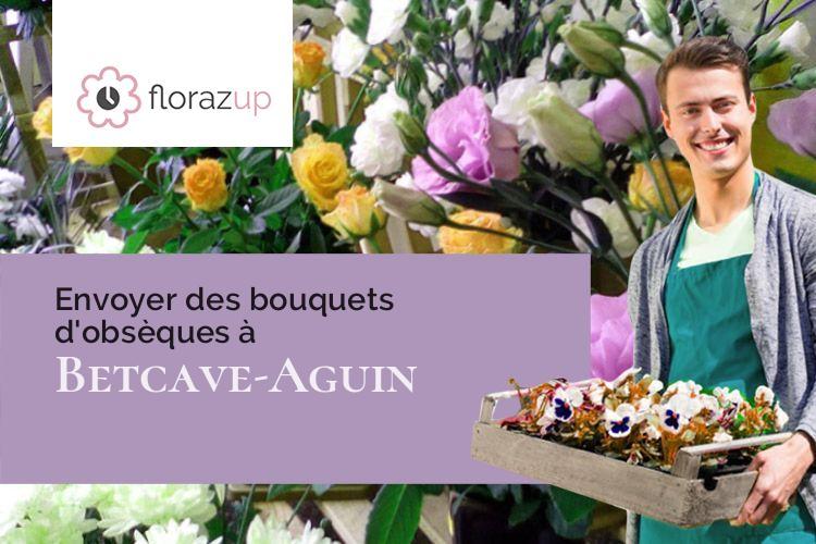 fleurs deuil pour des funérailles à Betcave-Aguin (Gers/32420)