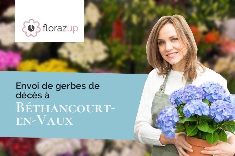 bouquets de fleurs pour un décès à Béthancourt-en-Vaux (Aisne/02300)