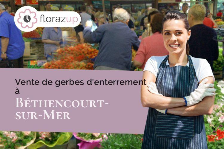 bouquets de fleurs pour une crémation à Béthencourt-sur-Mer (Somme/80530)