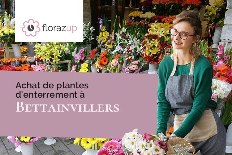 gerbes de fleurs pour des funérailles à Bettainvillers (Meurthe-et-Moselle/54640)