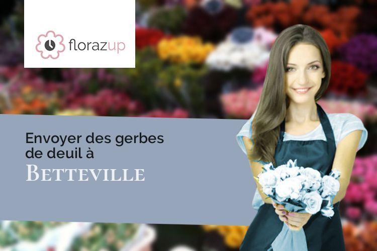 créations florales pour des funérailles à Betteville (Seine-Maritime/76190)