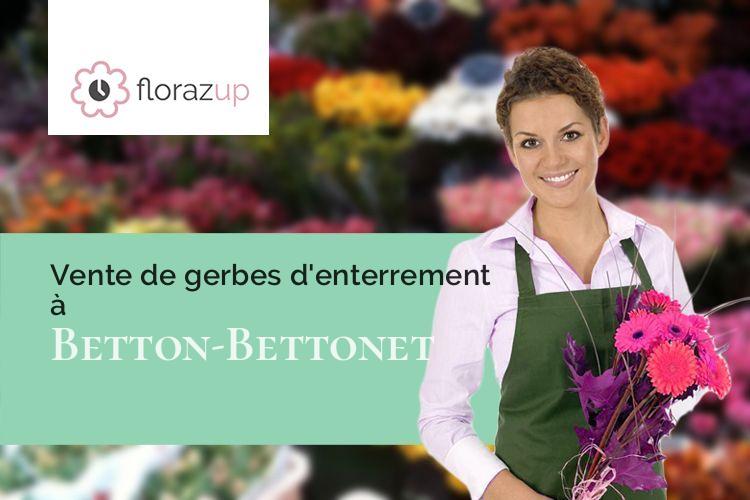 coeurs de fleurs pour des funérailles à Betton-Bettonet (Savoie/73390)