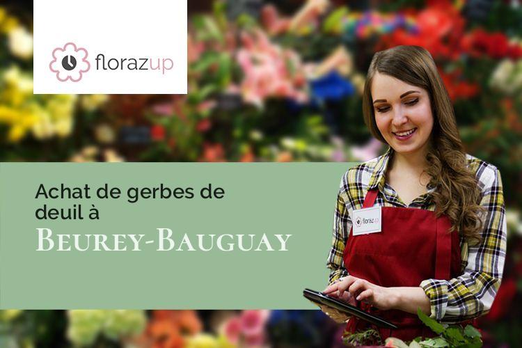 coupes de fleurs pour un enterrement à Beurey-Bauguay (Côte-d'Or/21320)