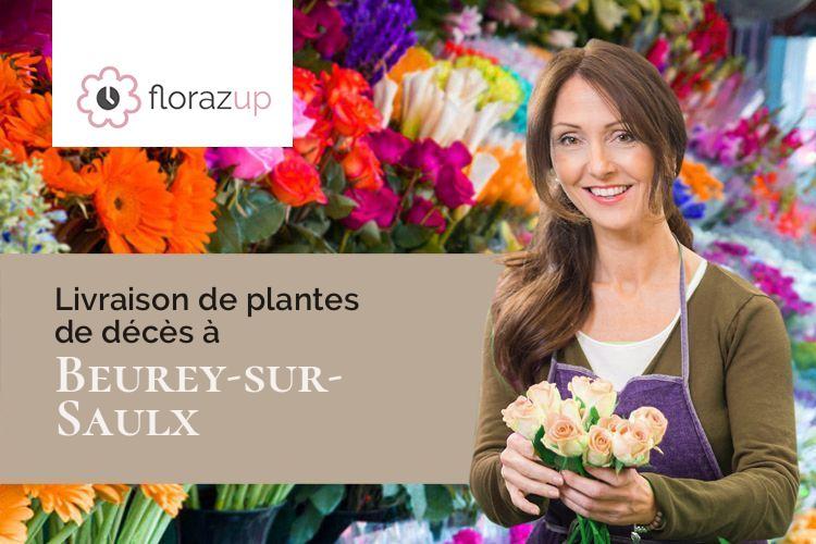 coeurs de fleurs pour un enterrement à Beurey-sur-Saulx (Meuse/55000)