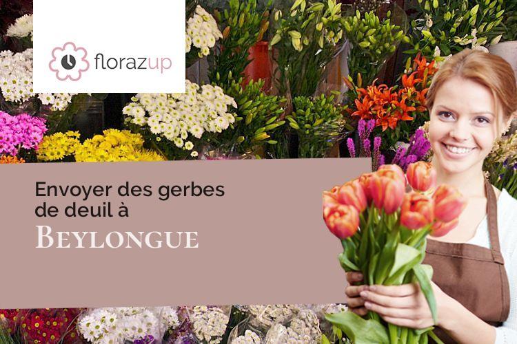 fleurs deuil pour un deuil à Beylongue (Landes/40370)