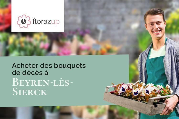 bouquets de fleurs pour un deuil à Beyren-lès-Sierck (Moselle/57570)