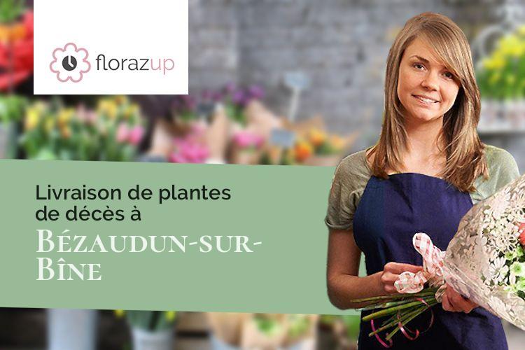 créations florales pour des obsèques à Bézaudun-sur-Bîne (Drôme/26460)