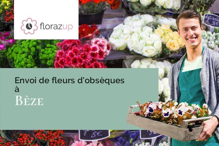 couronnes florales pour une crémation à Bèze (Côte-d'Or/21310)