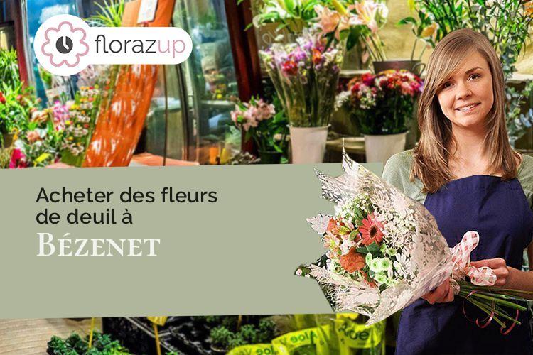 coupes de fleurs pour un deuil à Bézenet (Allier/03170)