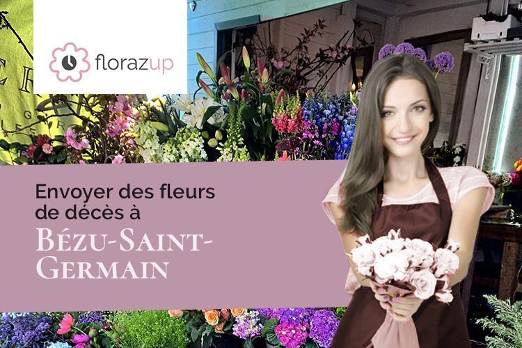 créations florales pour des obsèques à Bézu-Saint-Germain (Aisne/02400)