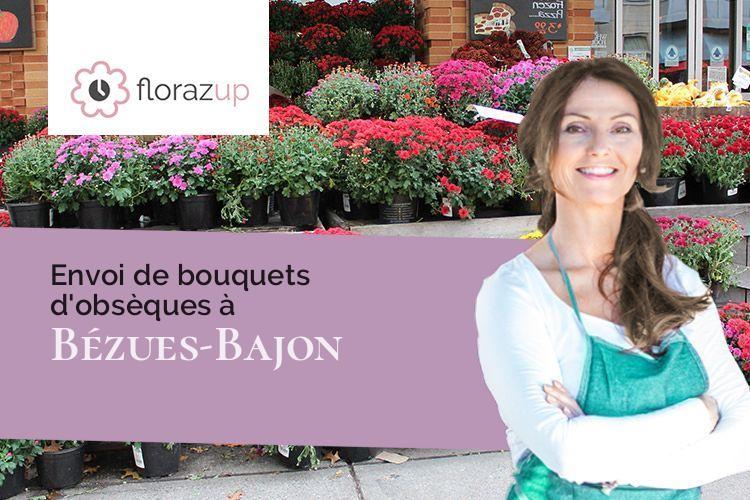 gerbes de fleurs pour des obsèques à Bézues-Bajon (Gers/32140)