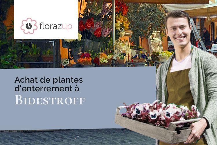 coupes de fleurs pour un décès à Bidestroff (Moselle/57260)