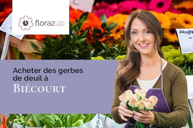 couronnes florales pour une crémation à Biécourt (Vosges/88170)