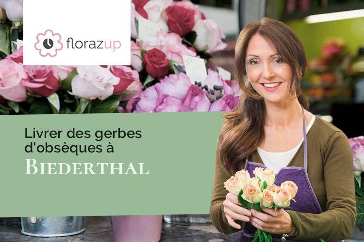 créations florales pour une crémation à Biederthal (Haut-Rhin/68480)