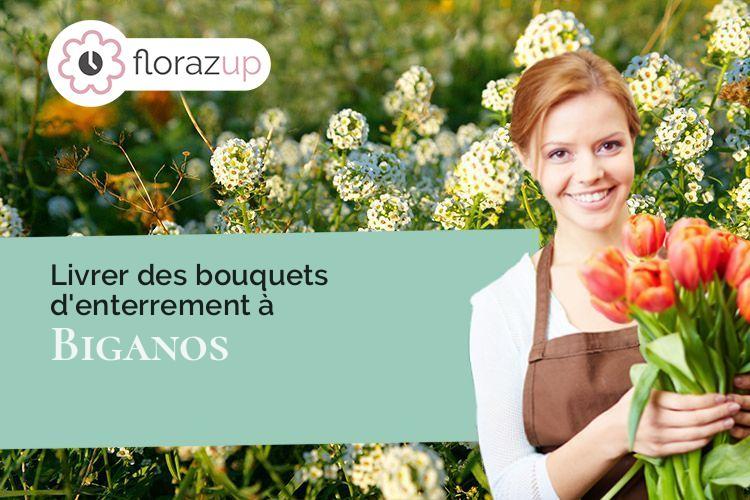 compositions florales pour un enterrement à Biganos (Gironde/33380)