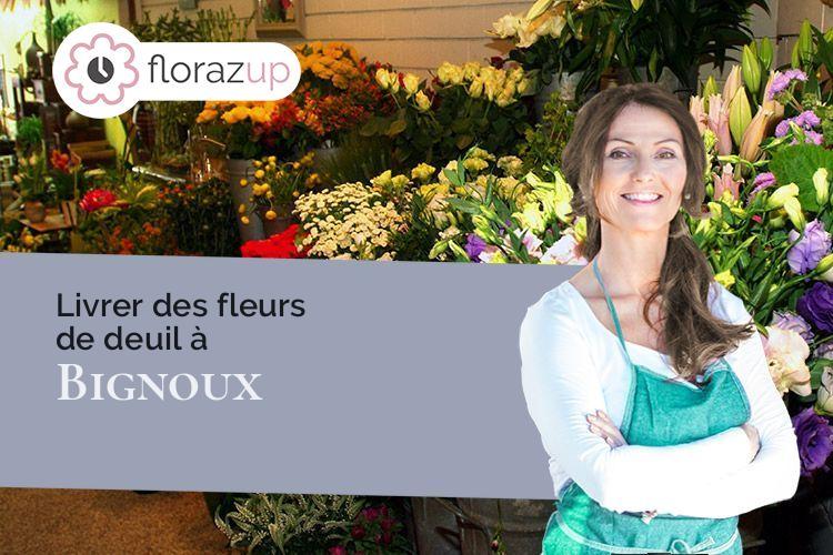 bouquets de fleurs pour une crémation à Bignoux (Vienne/86800)