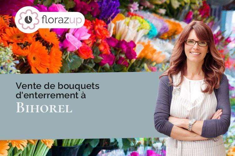 compositions florales pour un décès à Bihorel (Seine-Maritime/76420)