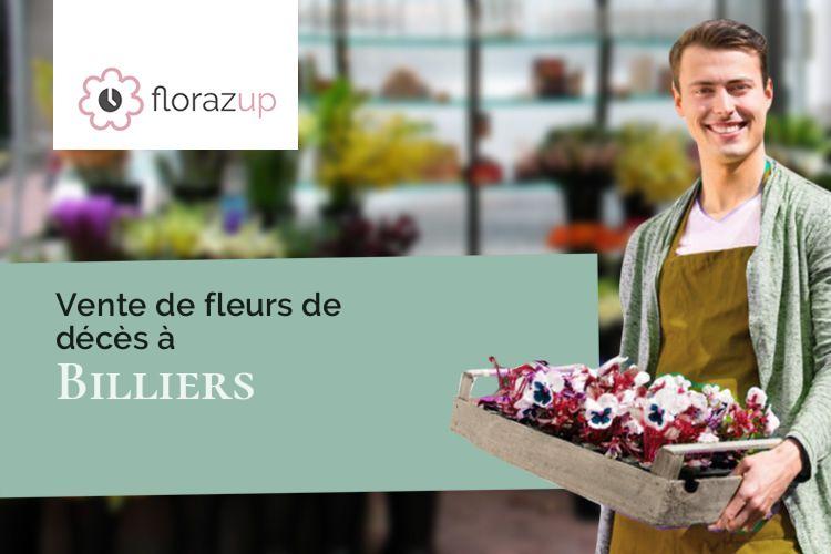 coeurs de fleurs pour un enterrement à Billiers (Morbihan/56190)