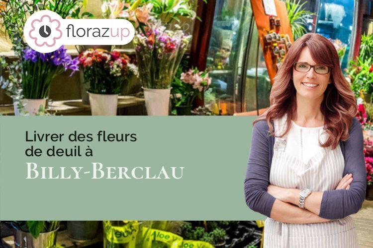 gerbes de fleurs pour des obsèques à Billy-Berclau (Pas-de-Calais/62138)