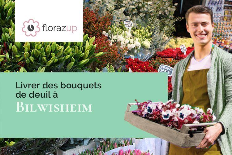 gerbes de fleurs pour un décès à Bilwisheim (Bas-Rhin/67170)