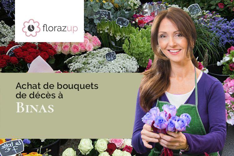 compositions de fleurs pour des funérailles à Binas (Loir-et-Cher/41240)