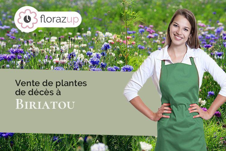 couronnes de fleurs pour des obsèques à Biriatou (Pyrénées-Atlantiques/64700)